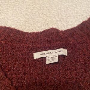 oversized american eagle striped sweater